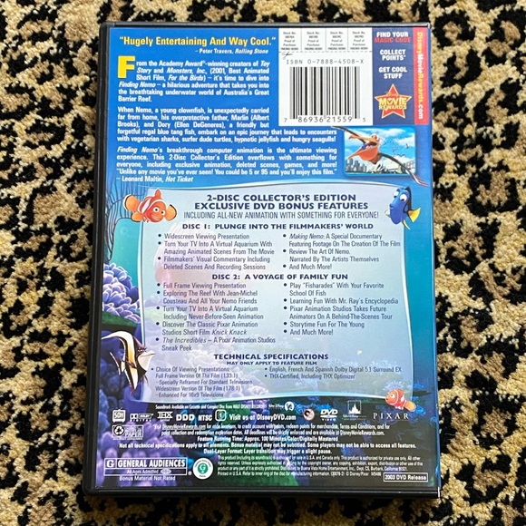 Shrek and Finding Nemo DVD bundle - Picture 5 of 5